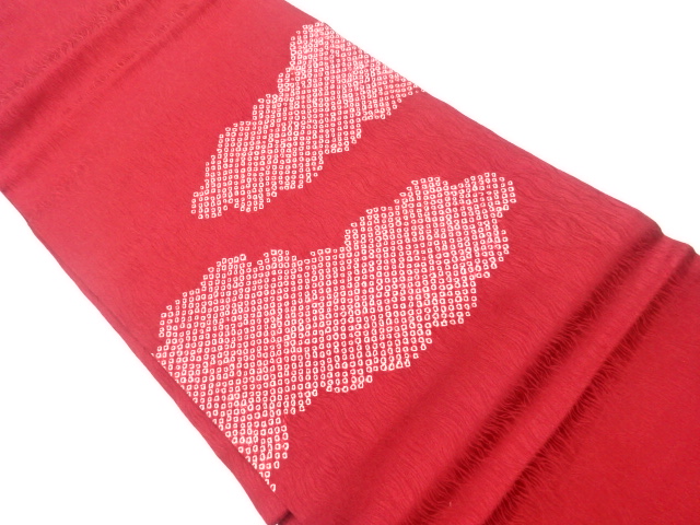 JAPANESE KIMONO / VINTAGE NAGOYA OBI / SHIBORI / CLOUD